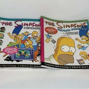 The Simpsons Beyond Forever Guide Book 2 Pack Set